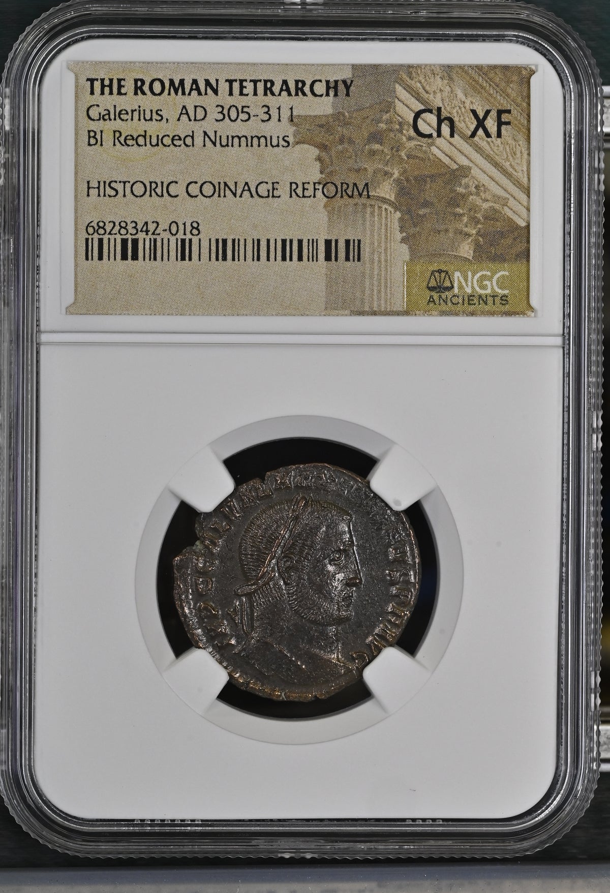 Galerius (AD 293–311) Roman Empire AE Antoninianus NGC Ch XF