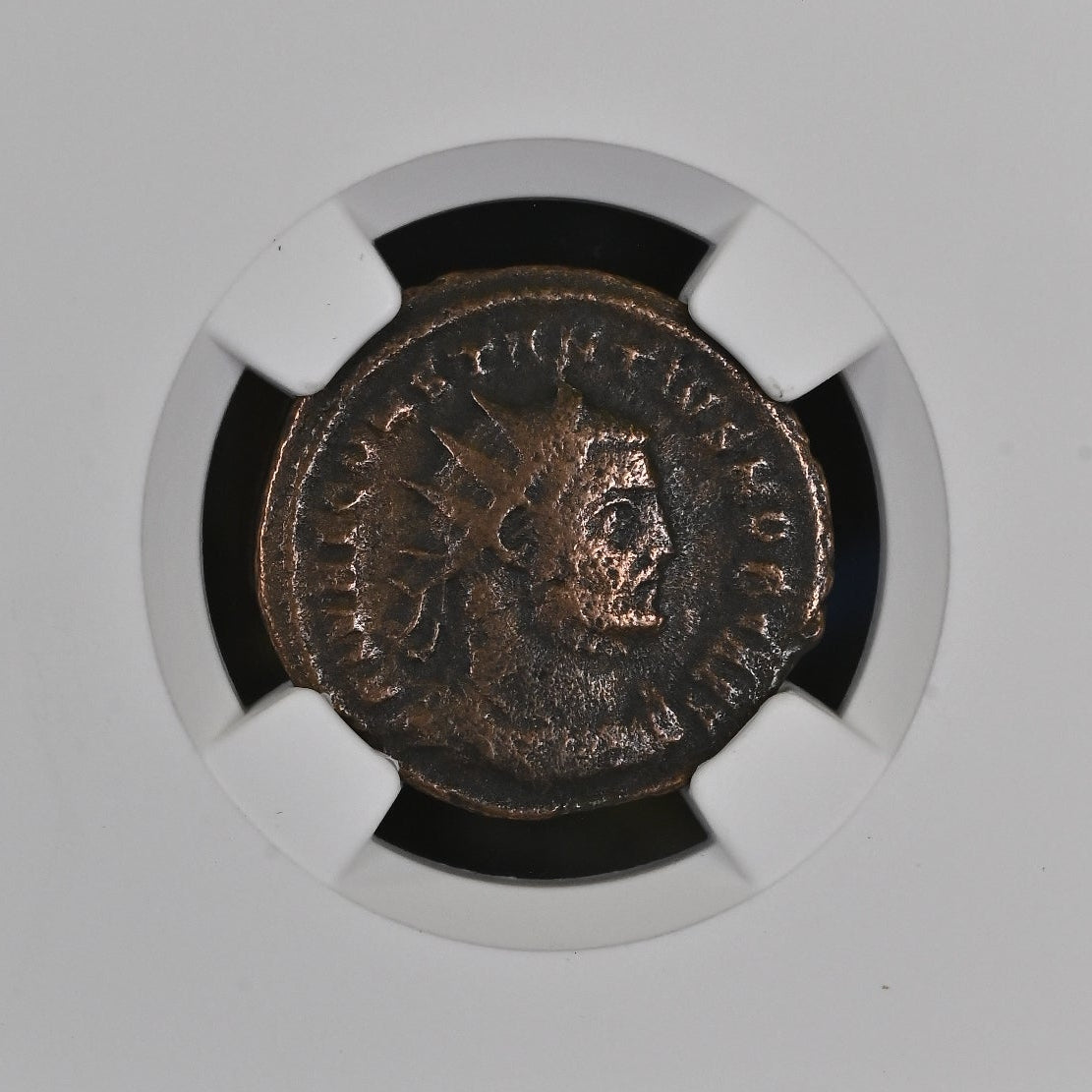 Constantius I (AD 305–306) Roman Empire AE Post-Reform Radiate Caesar NGC F