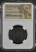 Maximian (AD 286–310) Roman Empire BI Nummus NGC Ch F