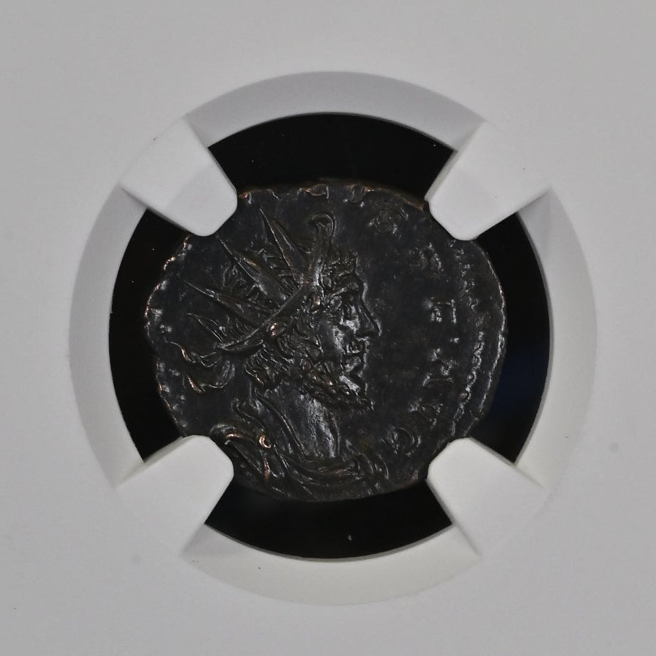 Tetricus I (AD 271–274) Romano-Gallic Empire BI Double-Denarius NGC Ch AU
