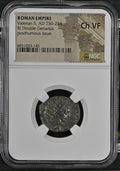 Valerian II (AD 256–258) Roman Empire BI Double-Denarius Posthumous NGC Ch VF