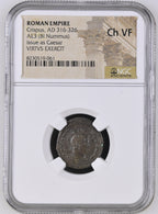 Crispus (AD 316–326) Roman Empire BI Nummus NGC Ch VF
