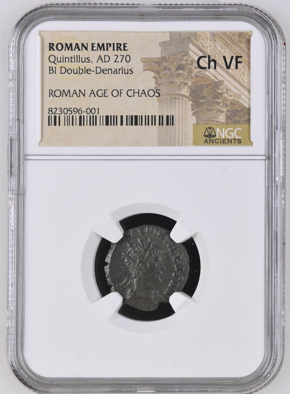 Quintillus (AD 270) Roman Empire AE Antoninianus NGC Ch VF