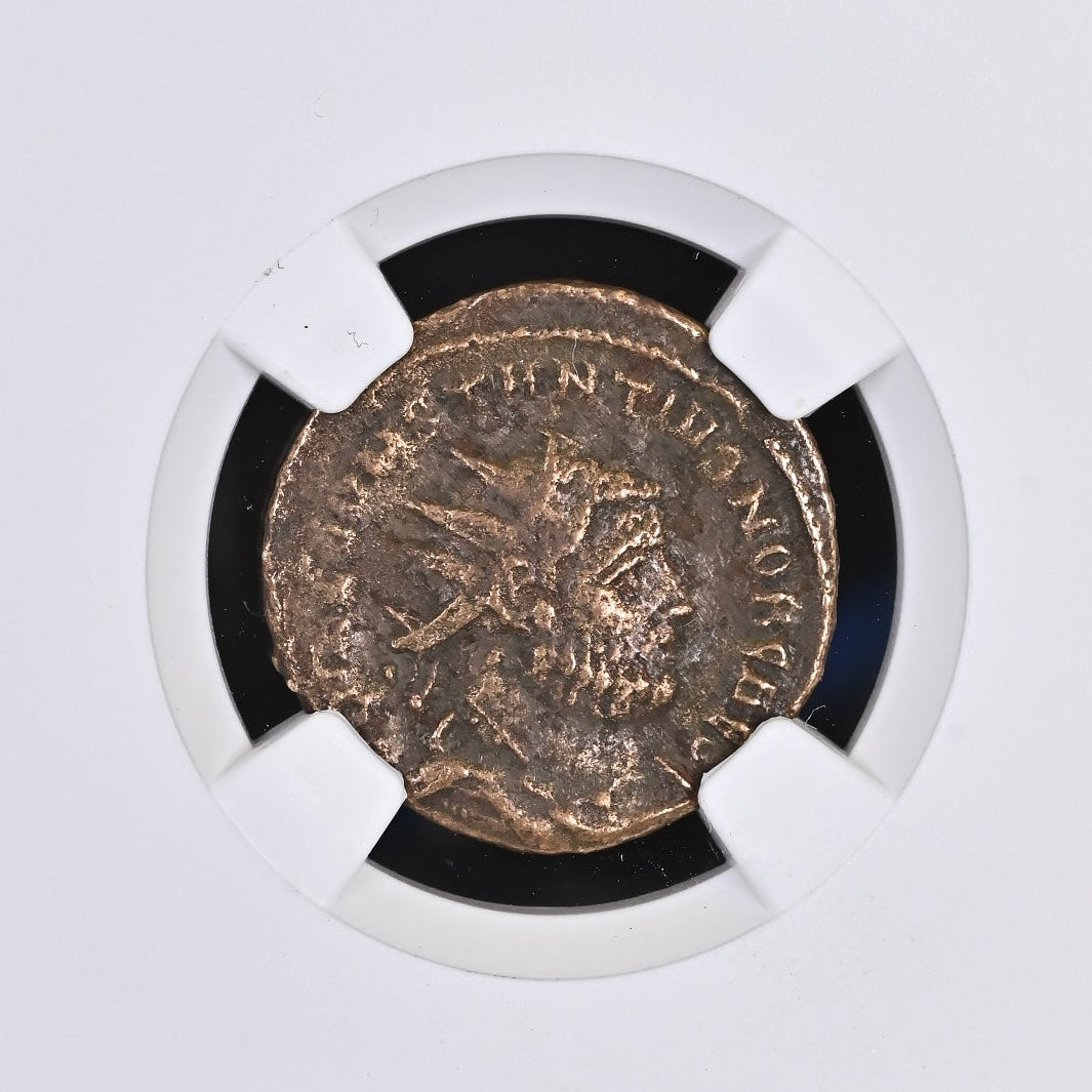 Constantius I (AD 305–306) Roman Empire AE Post-Reform Radiate Caesar NGC VF