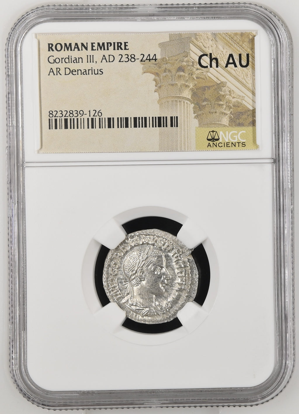 Gordian III (AD 238–244) Roman Empire AR Antoninianus NGC Ch AU