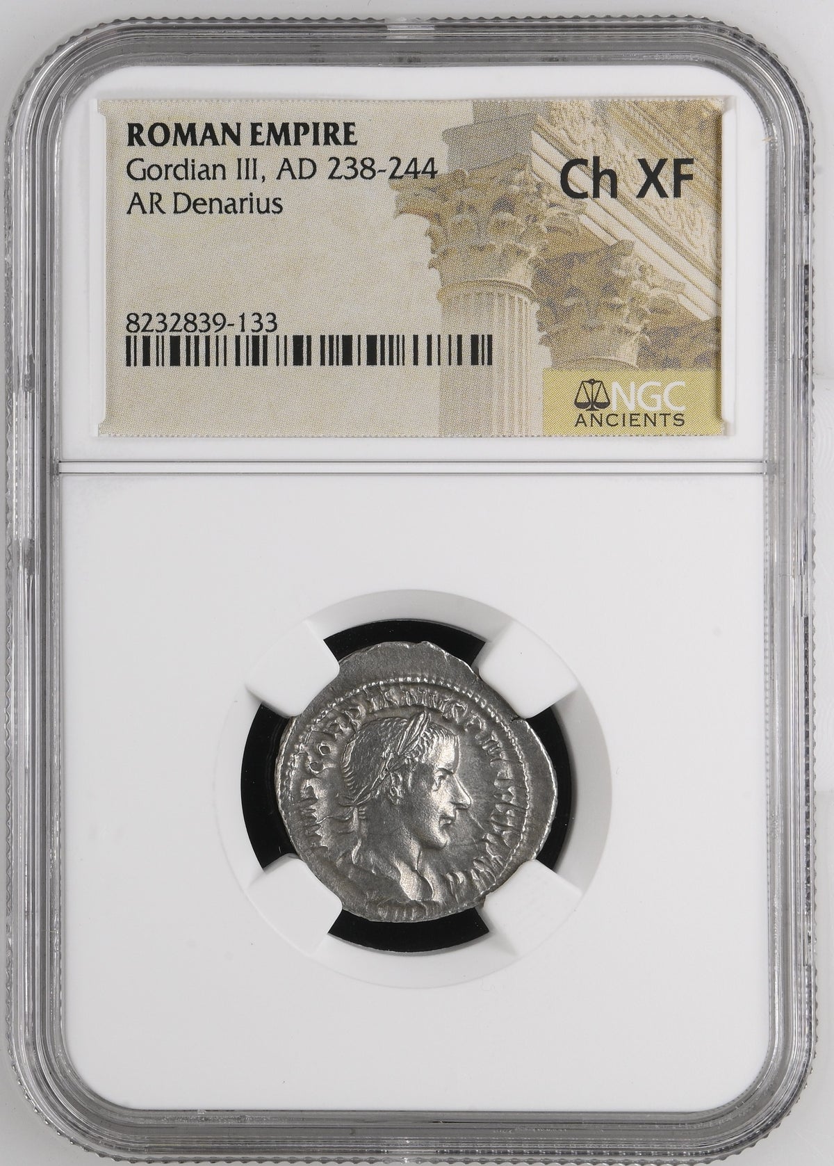 Gordian III (AD 238–244) Roman Empire AR Antoninianus NGC Ch XF