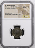 Salonina (AD 254–268) Roman Empire BI Double-Denarius NGC Ch XF