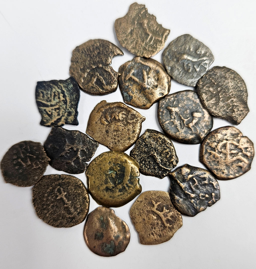 Herod the Great: Genuine Bronze Judean Prutah of the Biblical Holy Land - image 4
