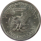 1999-D Susan B. Anthony Dollar – Uncirculated reverse representative stock photograph