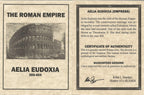 Aelia Eudoxia AE3 Nummus AD 400-404 NGC F Ancient Roman Coin — image 3