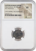 Aelia Eudoxia AE3 Nummus AD 400-404 NGC VF Ancient Roman Coin