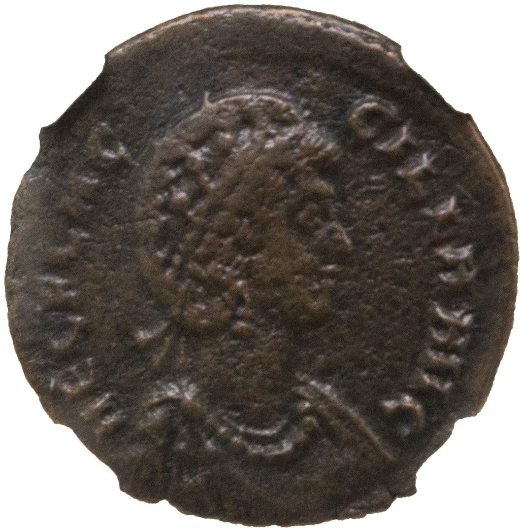Aelia Flacilla AE2 AD 379-386 NGC F Ancient Roman Coin — image 2
