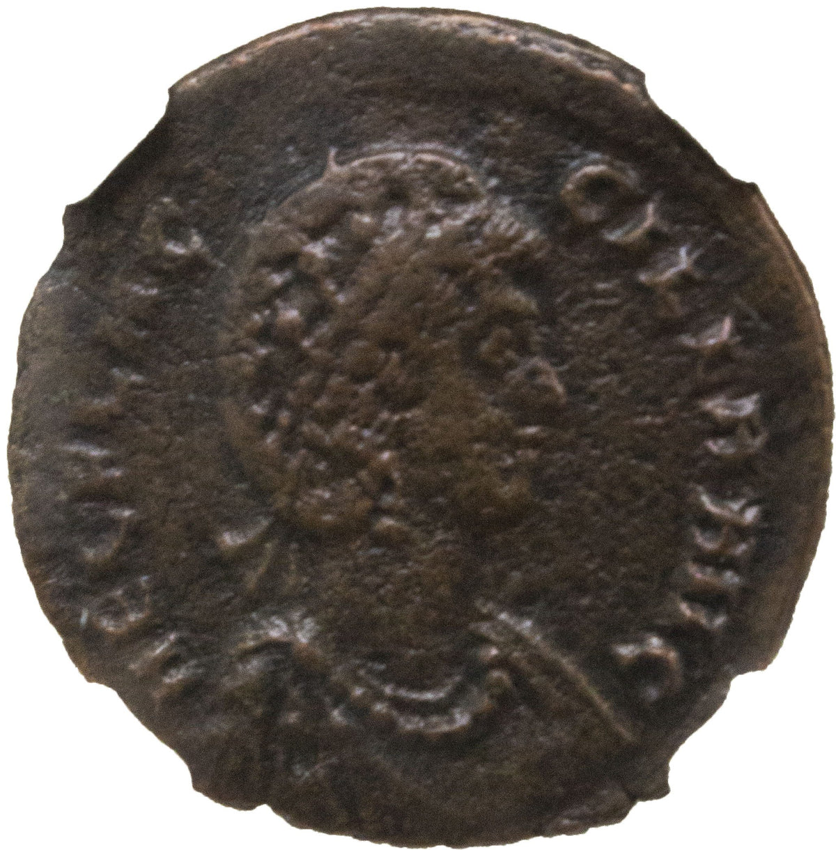 Aelia Flacilla AE2 AD 379-386 NGC F Ancient Roman Coin — image 2