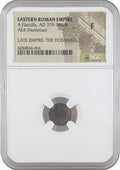 Aelia Flacilla AE4 Nummus AD 379-386 NGC F Ancient Roman Coin