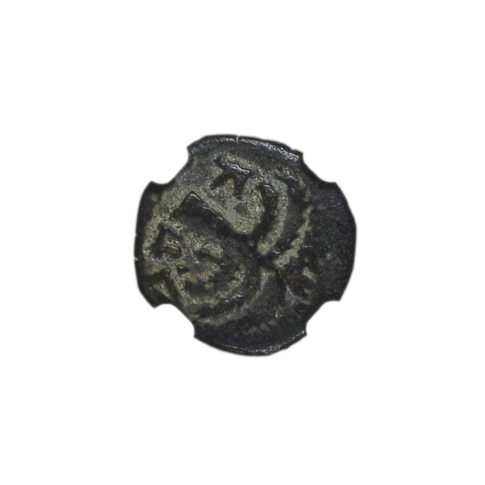 Antonius Felix Judaea AE Prutah AD 52-59 NGC HG Ancient — image 2