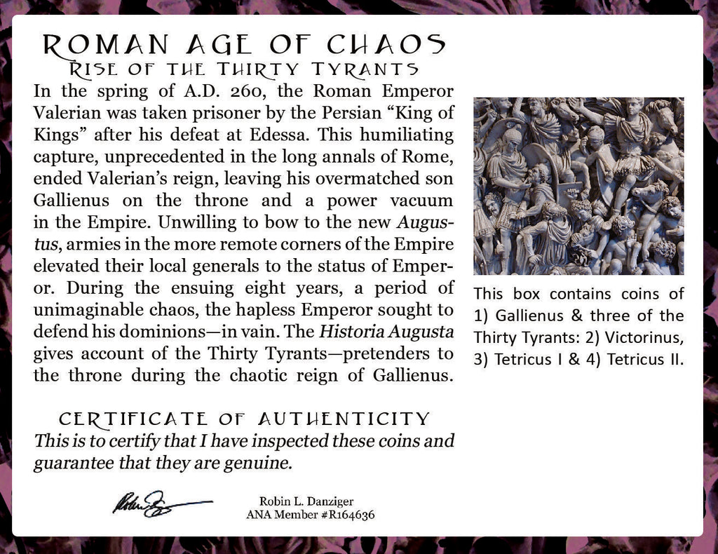 Roman Age of Chaos: Rise of the Thirty Tyrants (Four-Coin Clear Box Set) - image 5
