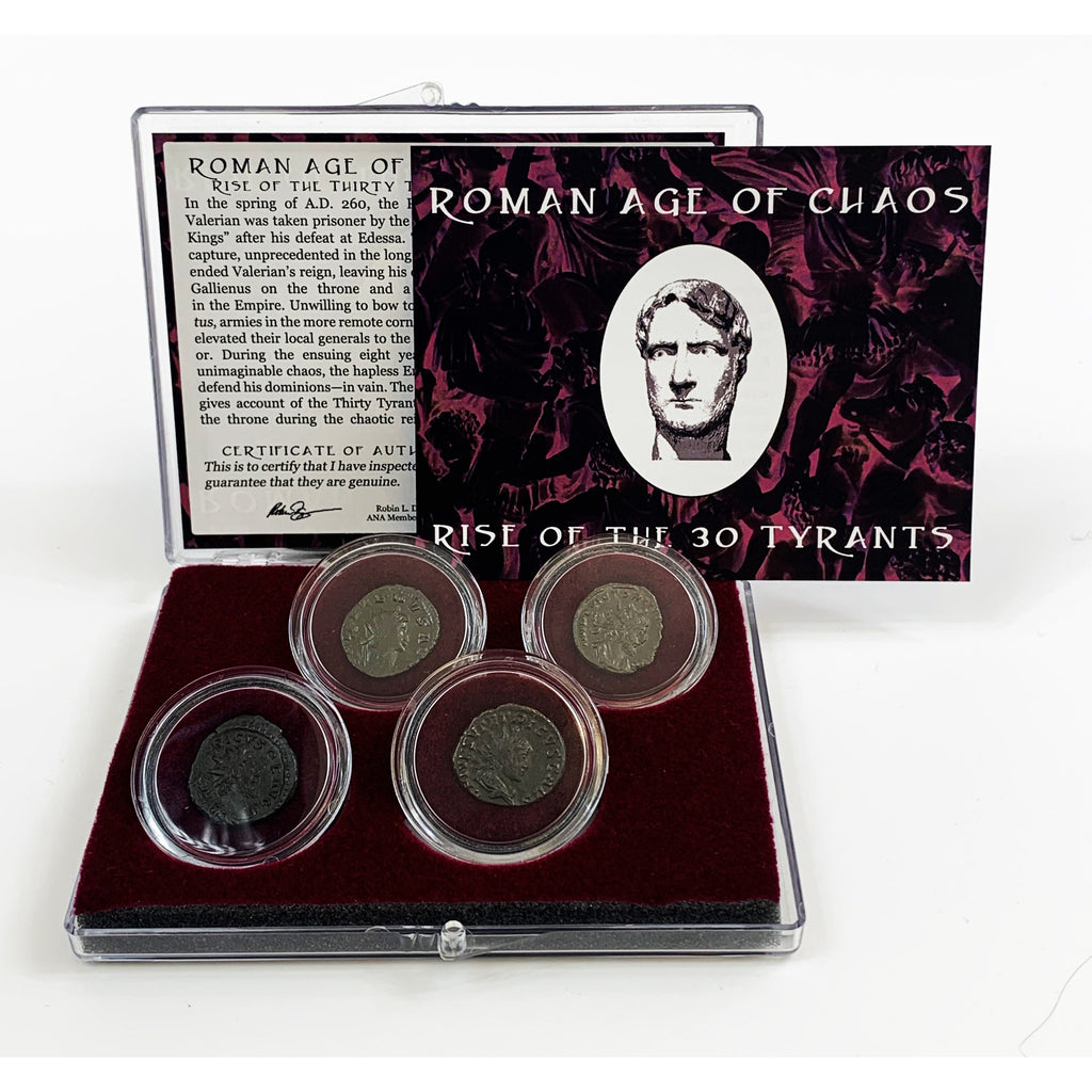 Roman Age of Chaos: Rise of the Thirty Tyrants (Four-Coin Clear Box Set)