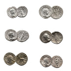 The Age of Chaos: Box of 6 Roman Coins from the Crisis of Third Century - image 2