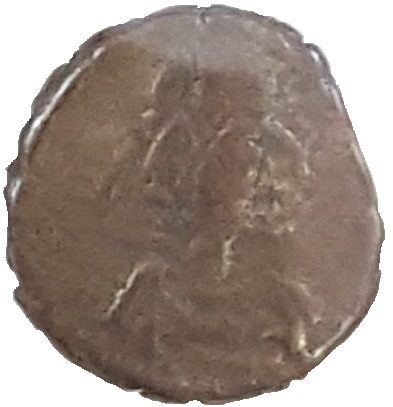 Anastasius I AE4 Nummus AD 491-518 NGC F Byzantine Coin