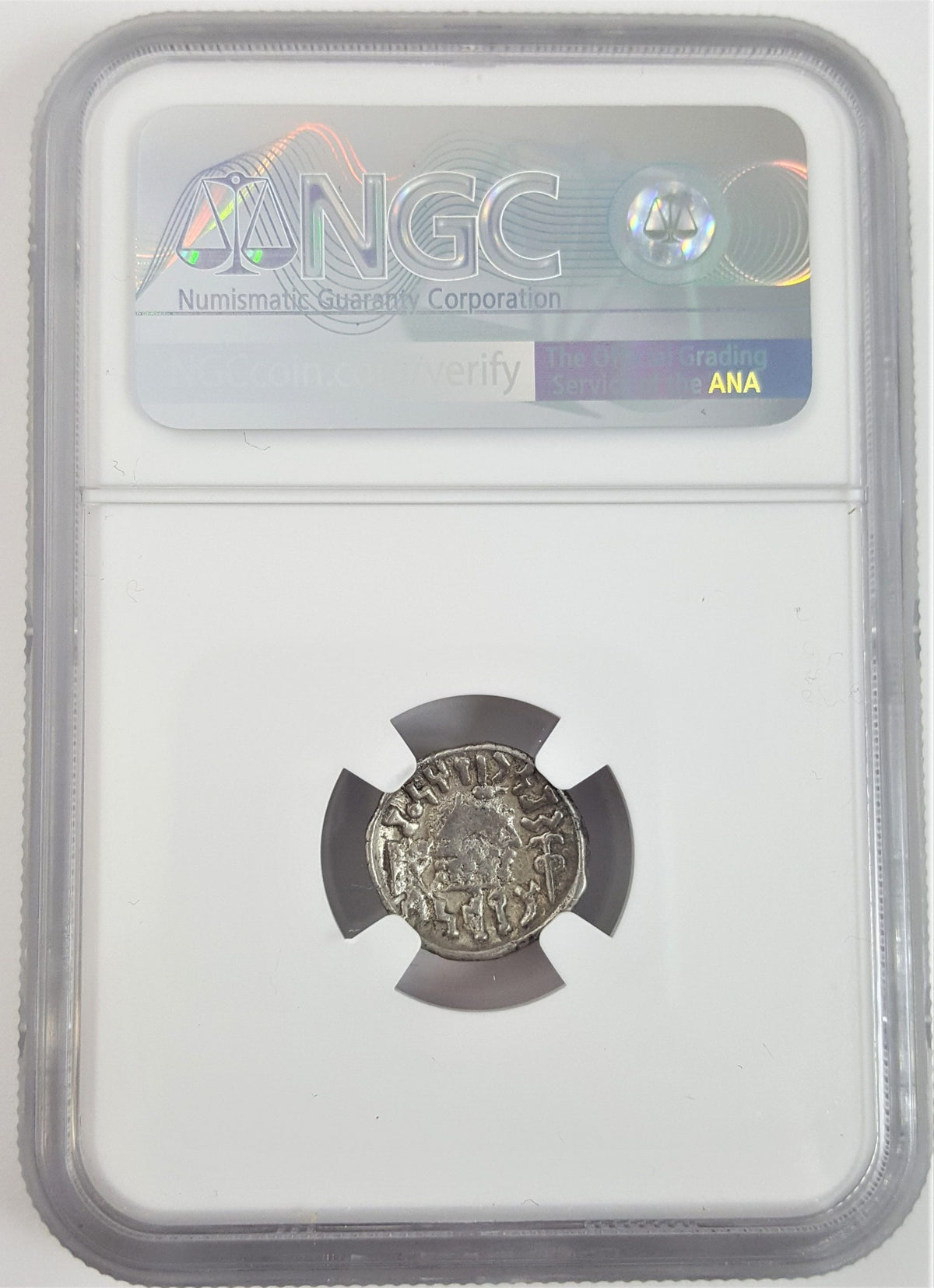 Arabia Felix Himyarites Silver Drachm 1st Century NGC F Ancient — image 4