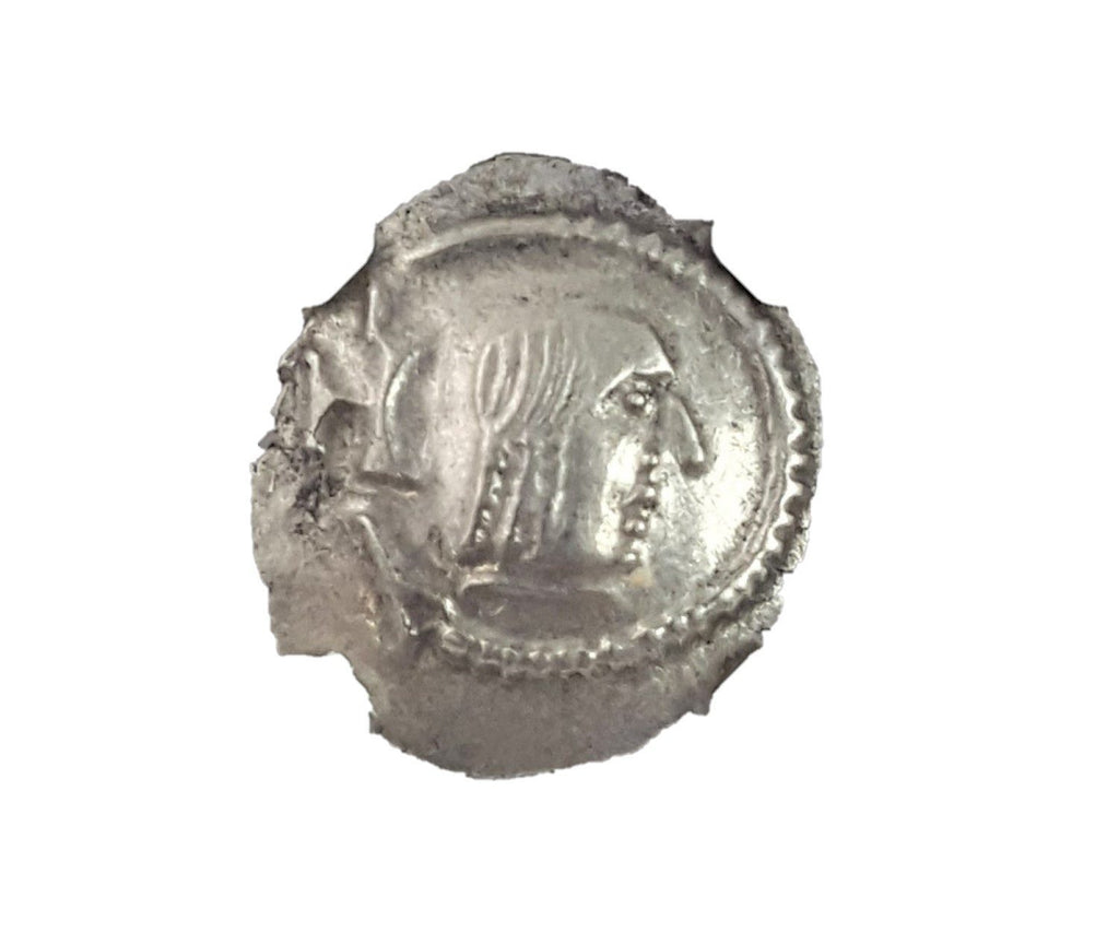 Arabia Felix Himyarites Silver Drachm 1st Century NGC XF Ancient — image 3