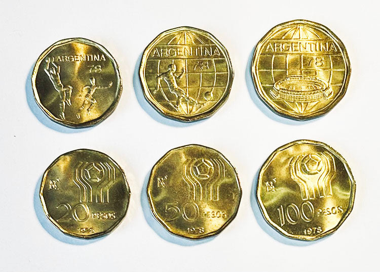 Argentina ’78: A Set of Three 1978 World Cup Commemorative Coins - image 2
