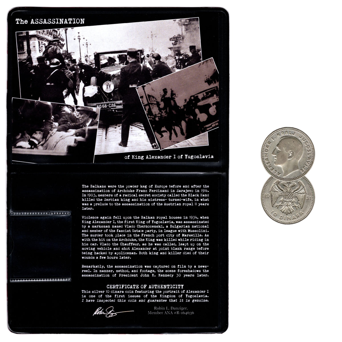 The Assassination of King Alexander I of Yugoslavia: One Silver Coin (album) - image 3