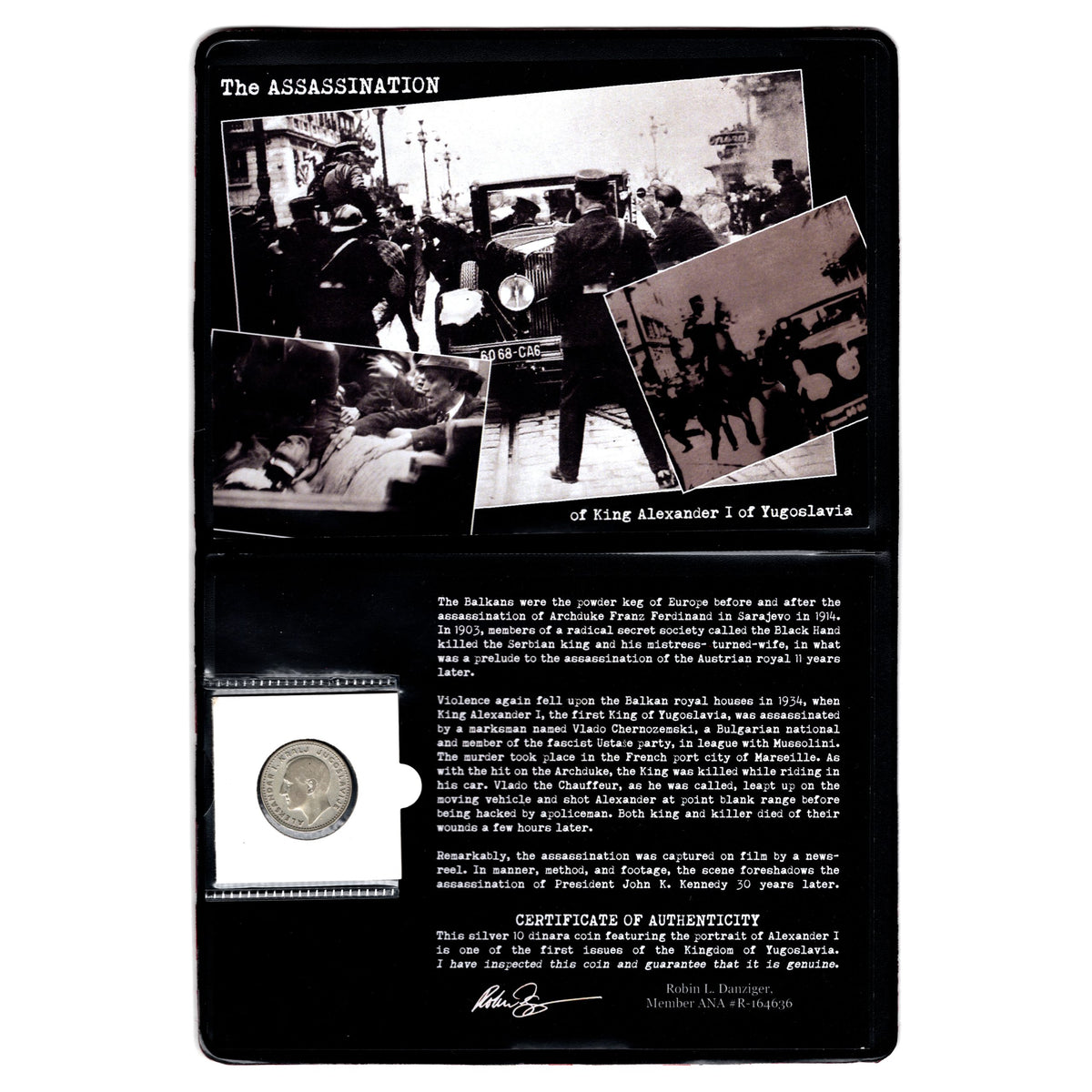 The Assassination of King Alexander I of Yugoslavia: One Silver Coin (album) - image 2