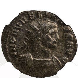 Aurelian Billon Double-Denarius AD 270-275 NGC CH-VF Ancient Roman Coin — image 2