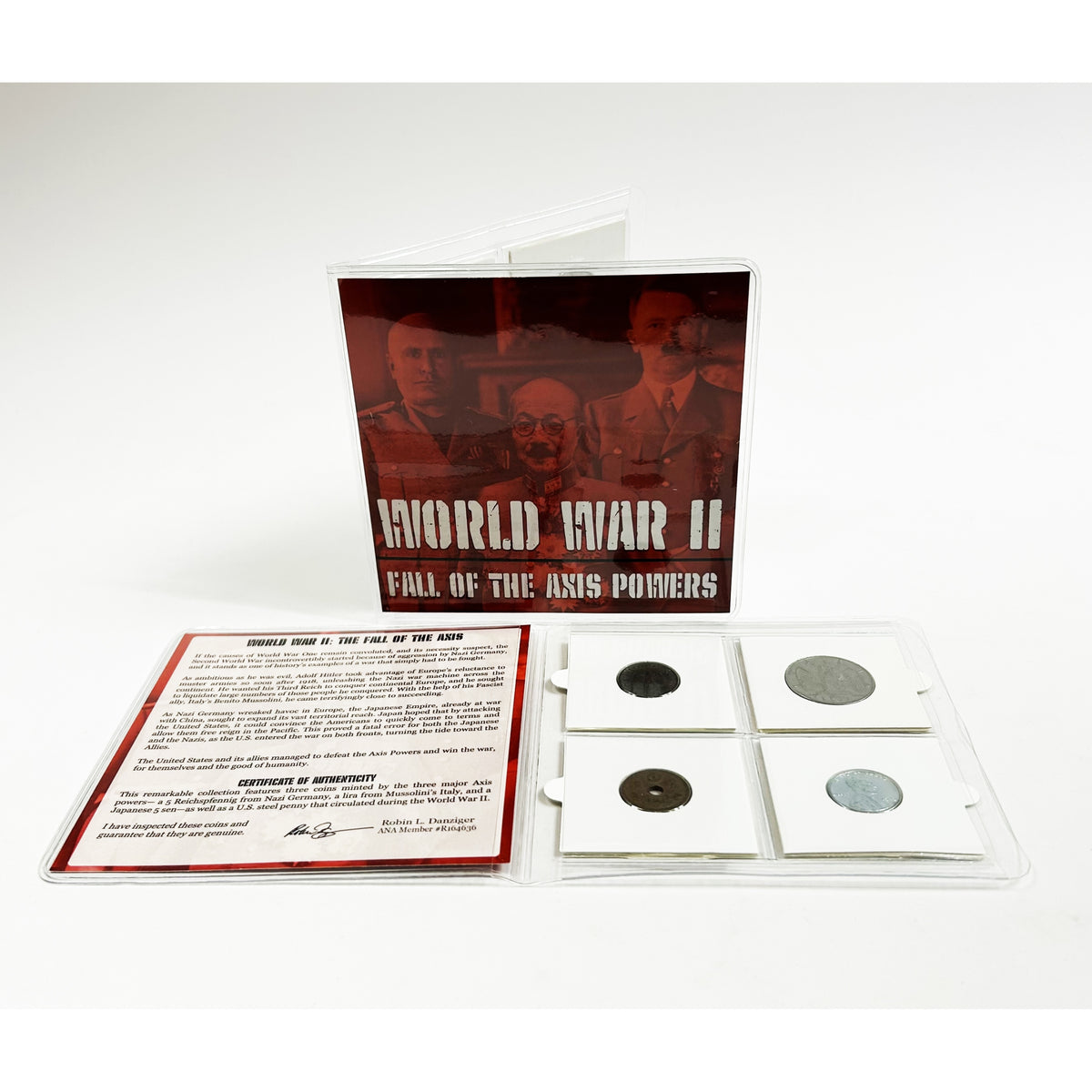 World War II: The Axis Powers Four Coin Collection in (Mini Album)(C) - image 2