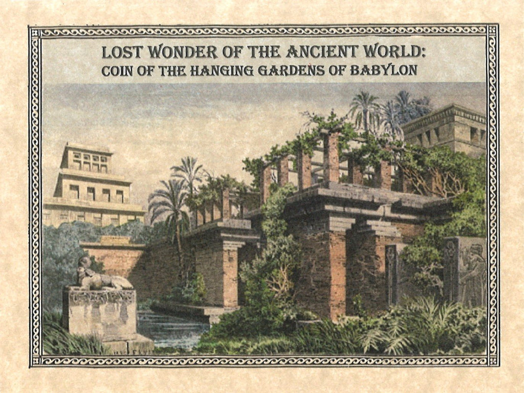 Lost Wonder of the Ancient World Coin of the Hanging Gardens of Babylon (Clear - image 3