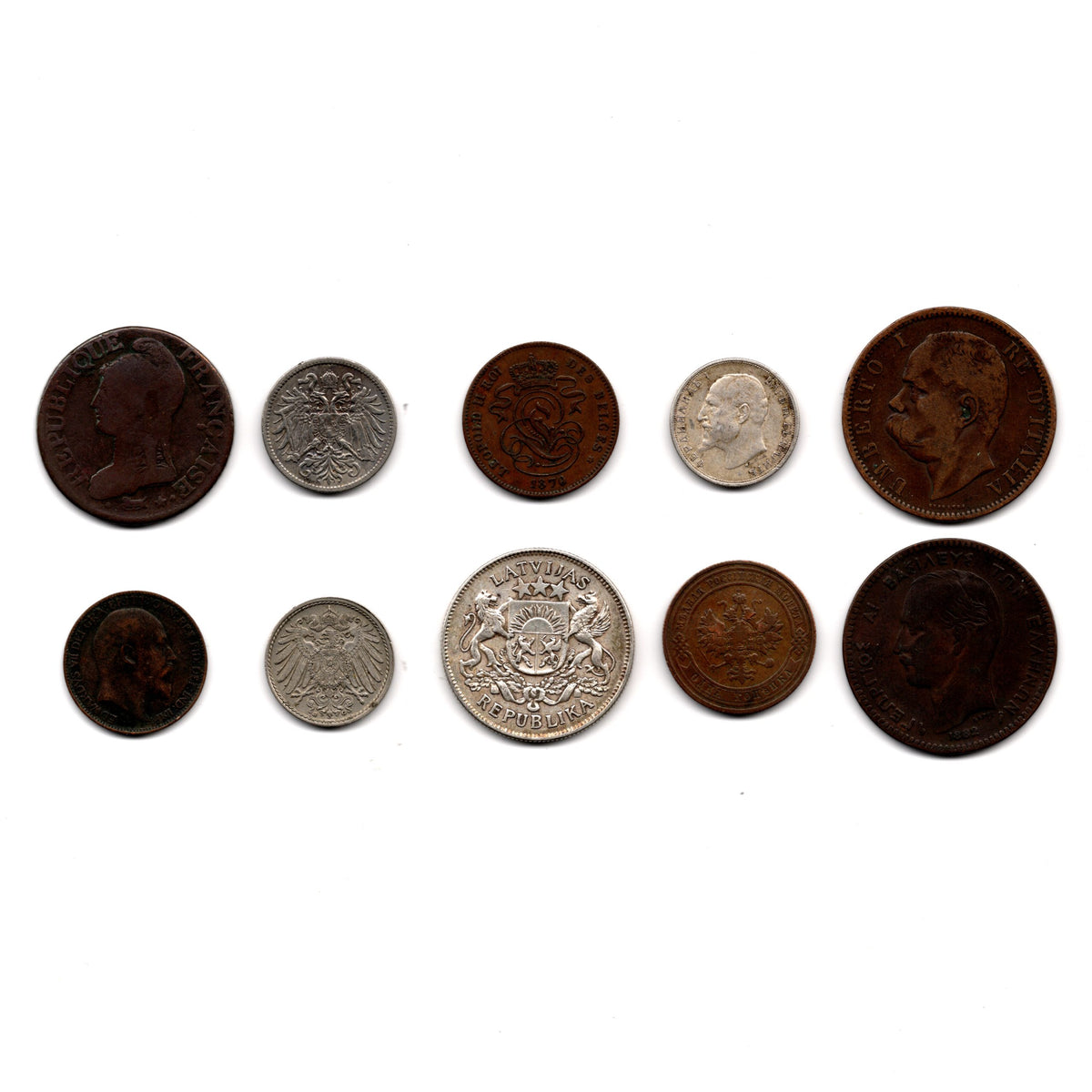 La Belle Epoque: 10 Historical Coins from the Concert of Europe, 1870-1914 - image 4