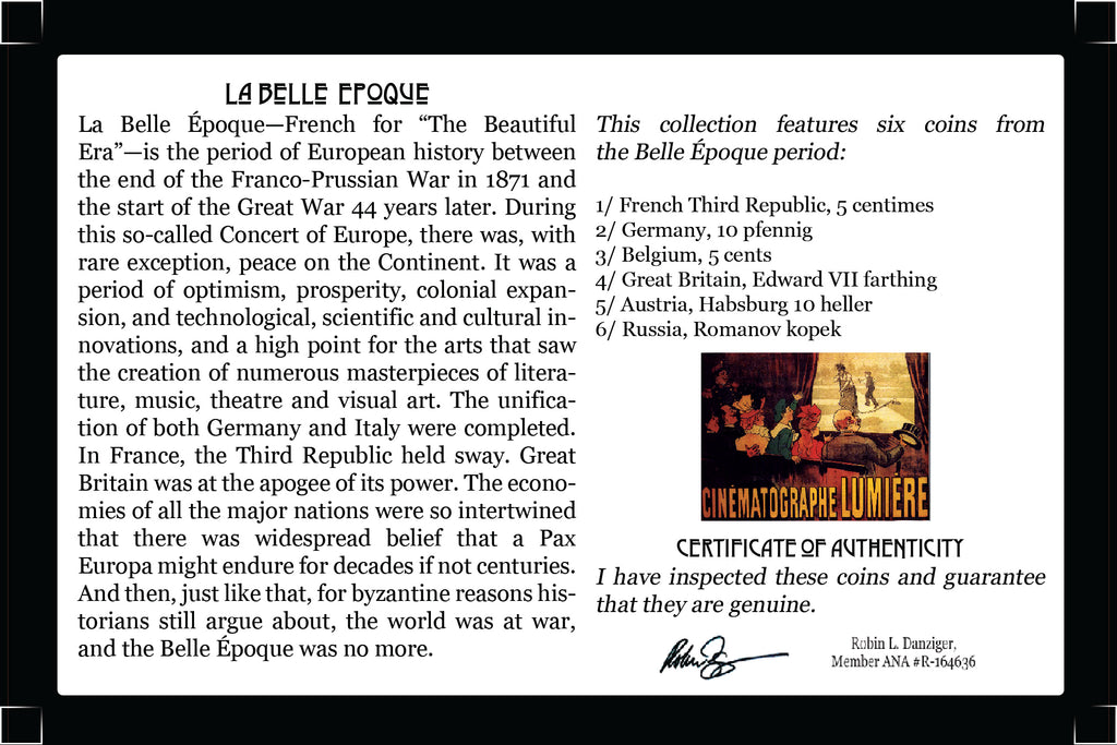 Belle Epoque: Six Coin Box from the Concert of Europe, 1860-1914 - image 3
