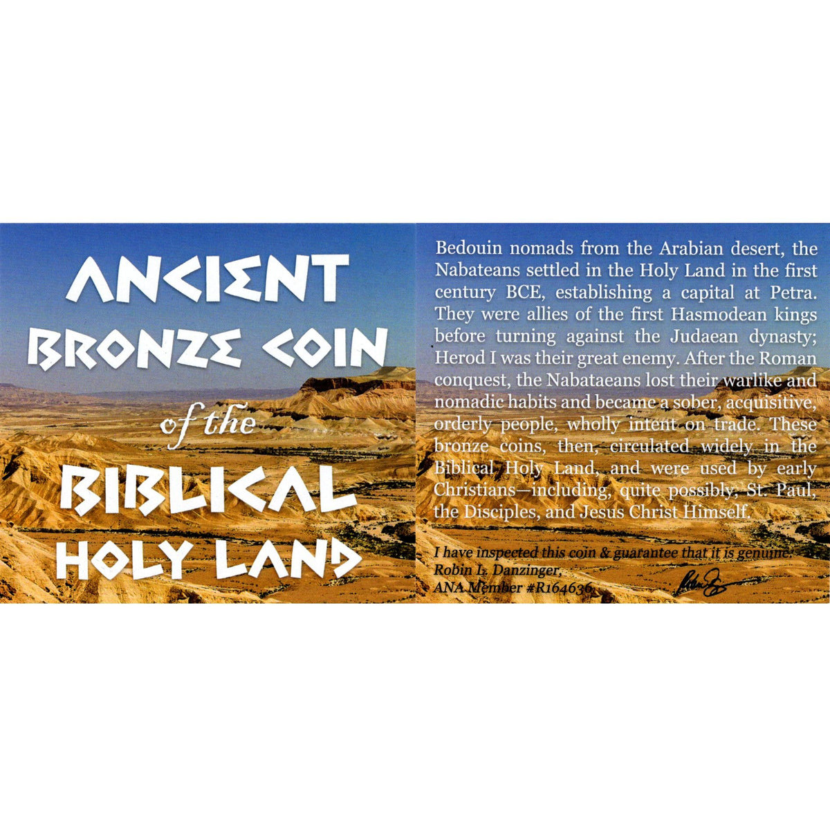 Ancient Bronze Coin of the Biblical Holy Land (black box) (low grade) - image 5