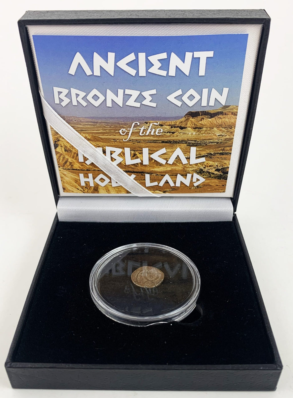 Ancient Bronze Coin of the Biblical Holy Land (black box) (low grade) - image 2