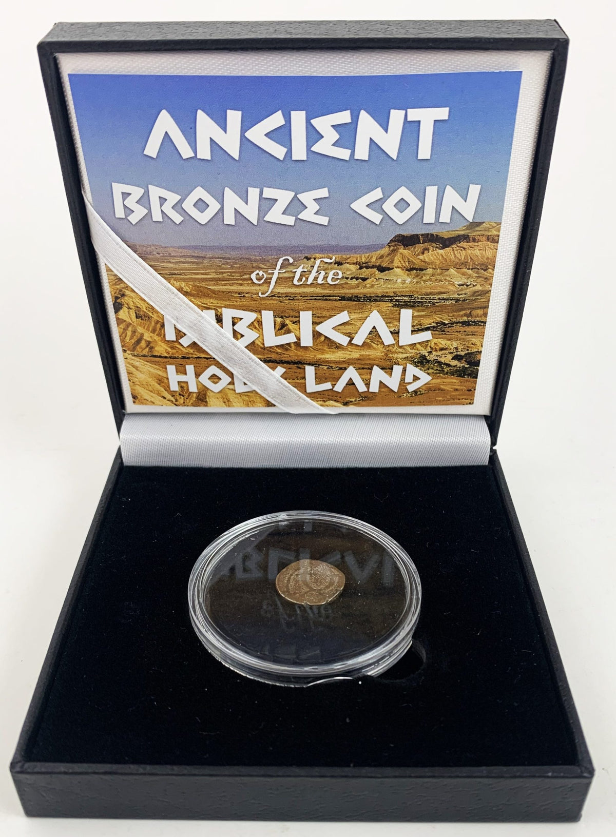 Ancient Bronze Coin of the Biblical Holy Land (black box) (low grade) - image 2