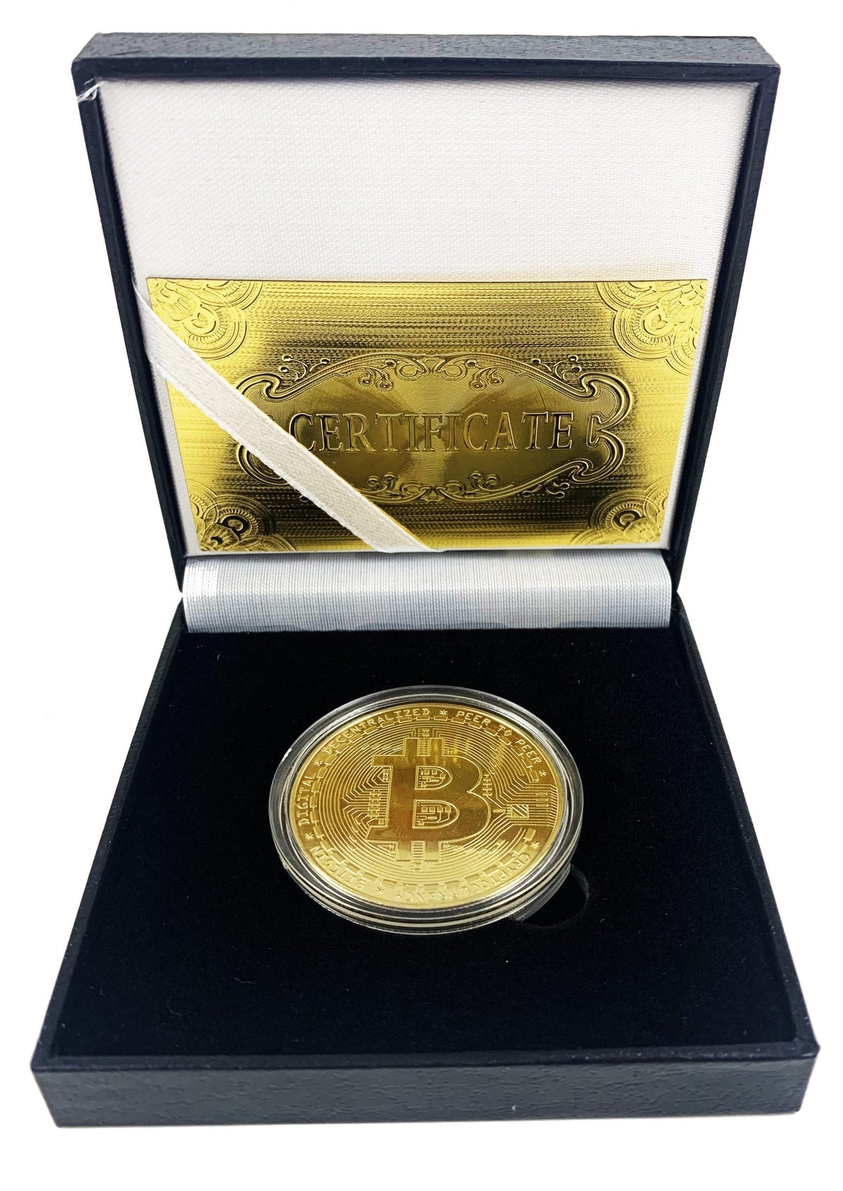 Gold-Plated Bitcoin Token (Black Box)(U) - image 2
