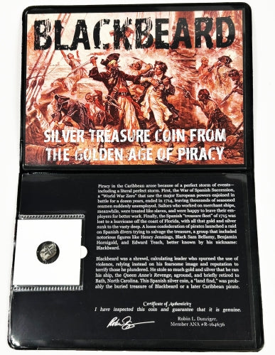 Blackbeard: Silver Treasure Coin from the Golden Age of Piracy (album) (half