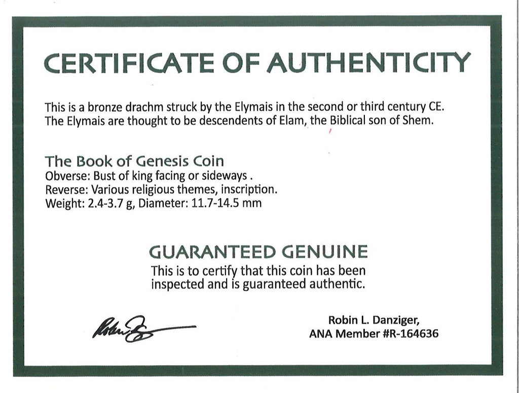 Book of Genesis Coin: Nation of Elam, Son of Shem (Clear Box) - image 5