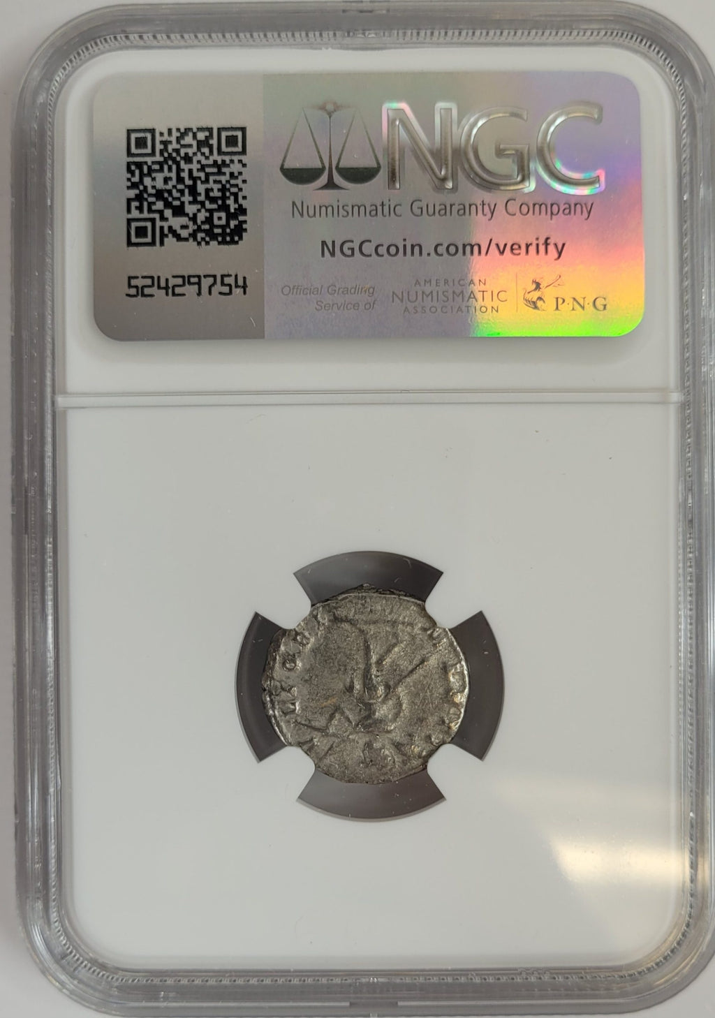 Caracalla AR Denarius AD 198-217 Issue as Caesar NGC CH-F Ancient Roman Coin — image 2