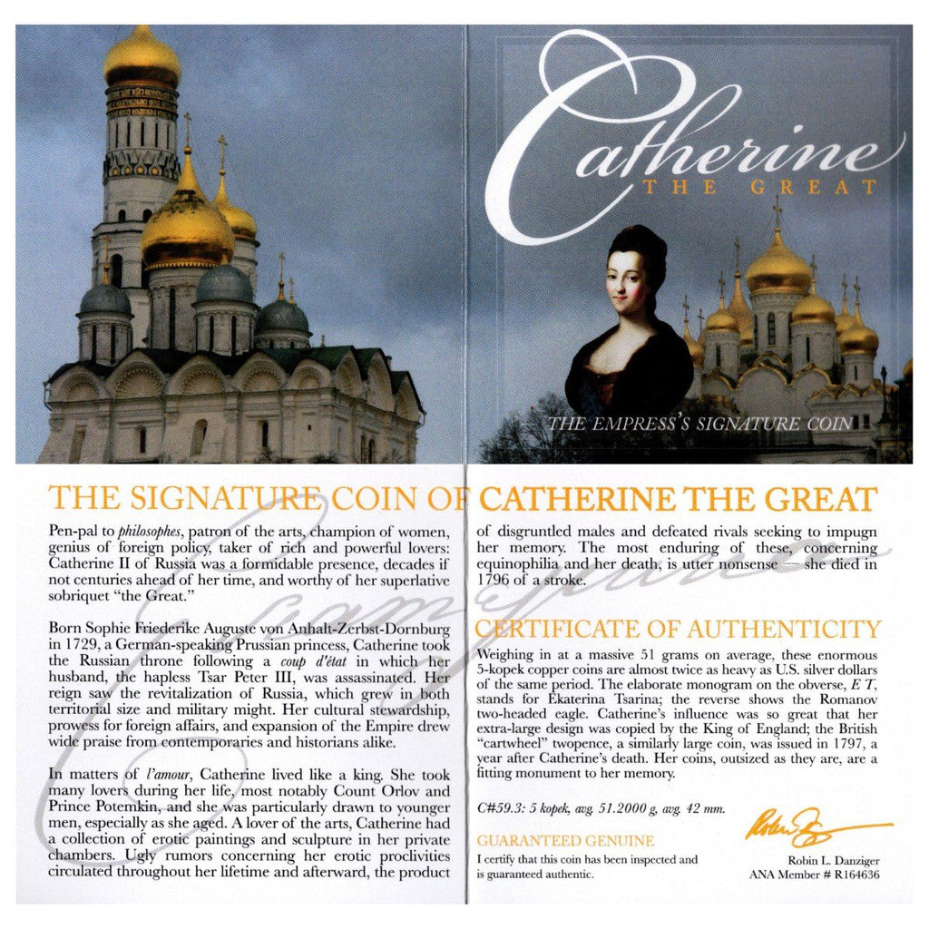 Catherine the Great: The Empress’s Signature (One-Coin Box) - image 3