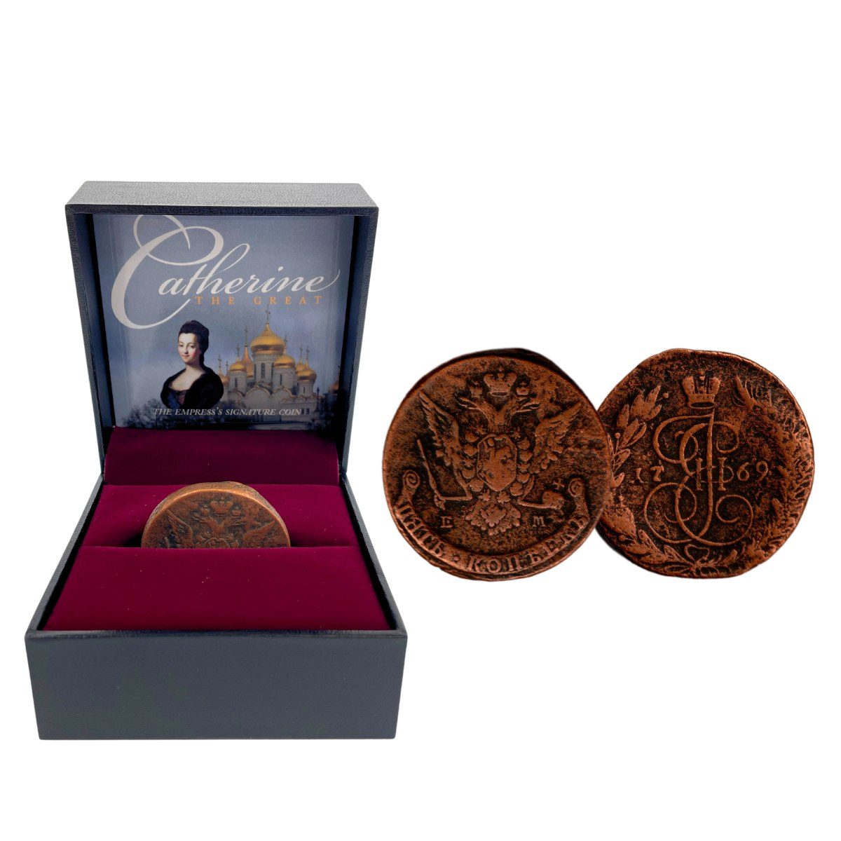 Catherine the Great: The Empress’s Signature (One-Coin Box)