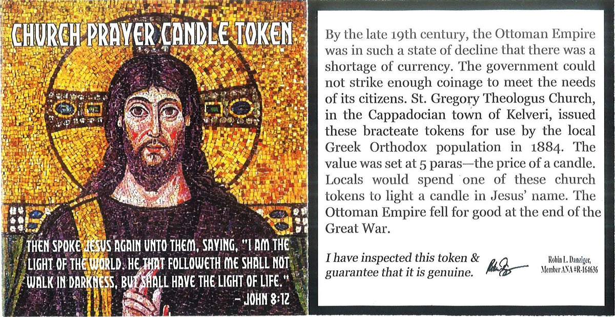 Church Prayer Candle Token (Mini Album) - image 4