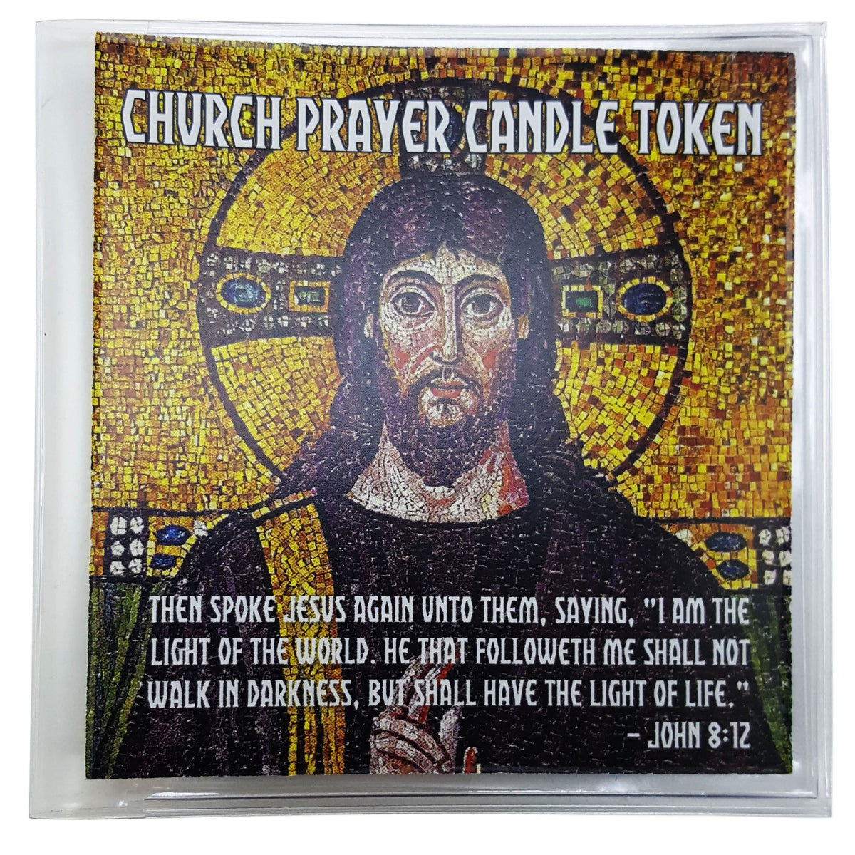 Church Prayer Candle Token (Mini Album)