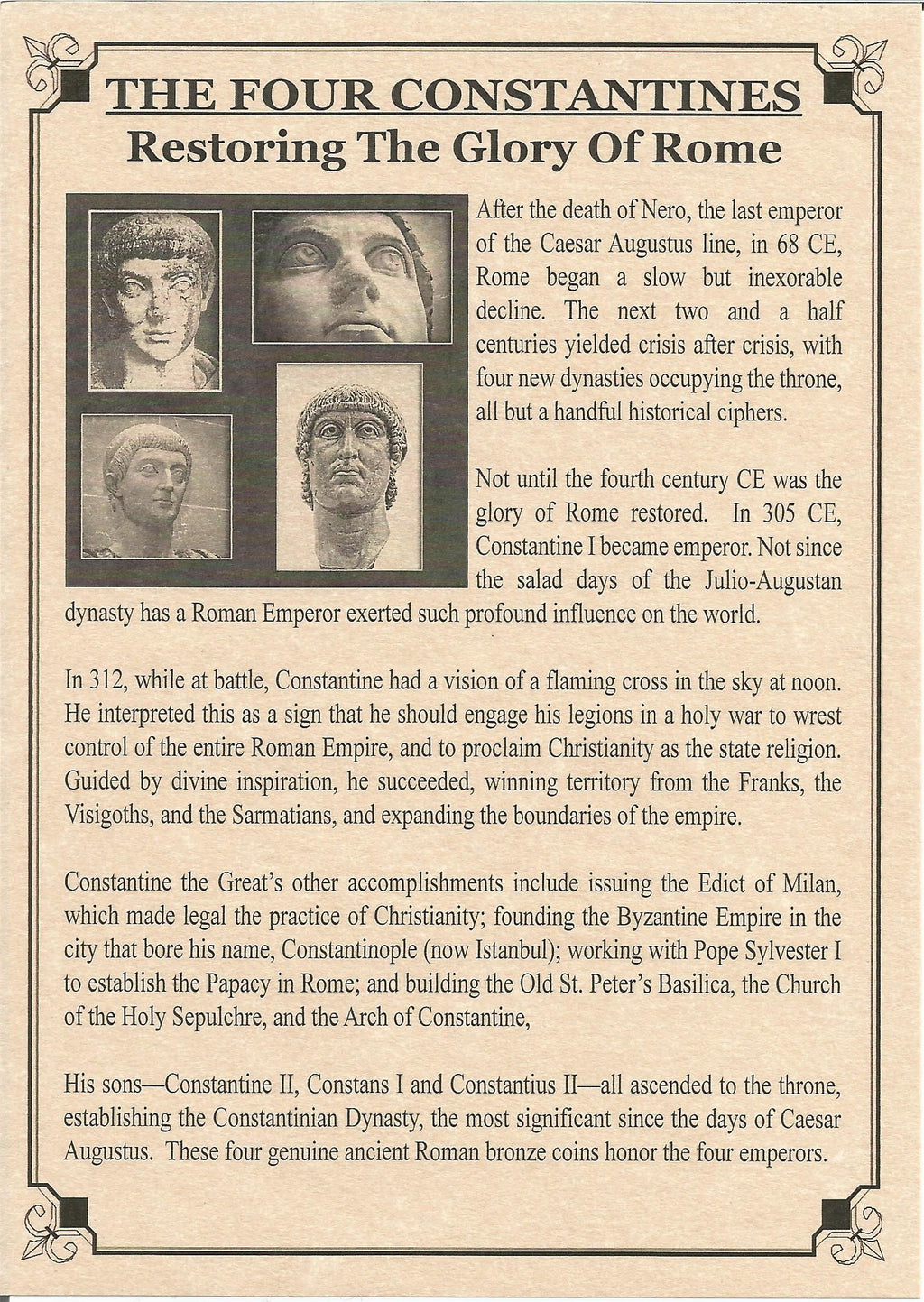 The Four Constantines (Album) - image 3
