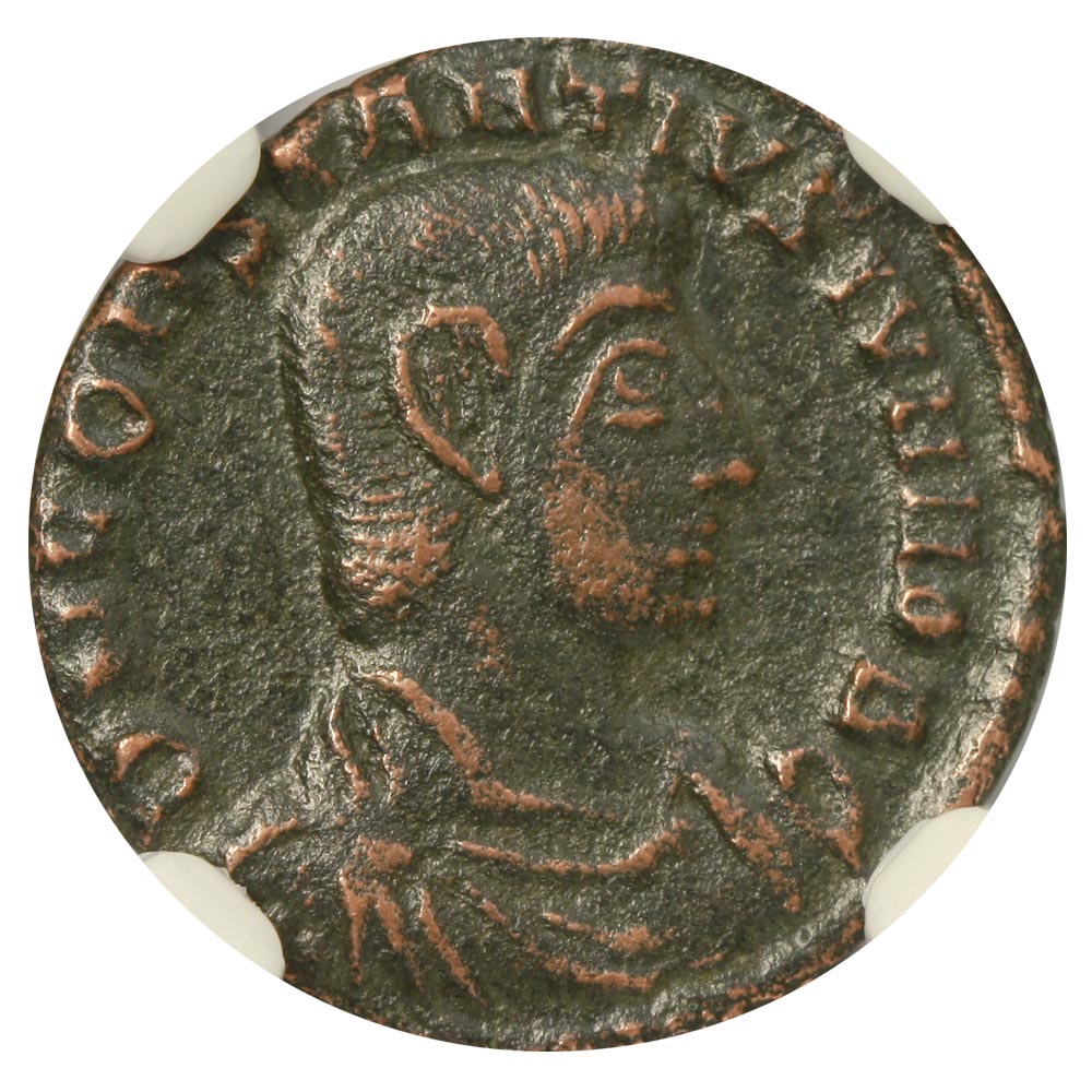 Constantius Gallus BI Centenionalis AD 351-354 NGC XF Ancient Roman Coin — image 2