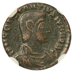 Constantius Gallus BI Centenionalis AD 351-354 NGC XF Ancient Roman Coin — image 2