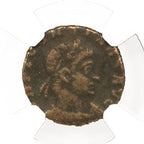Constans Late Roman Bronze Coin AD 337-350 NGC F Ancient — image 2
