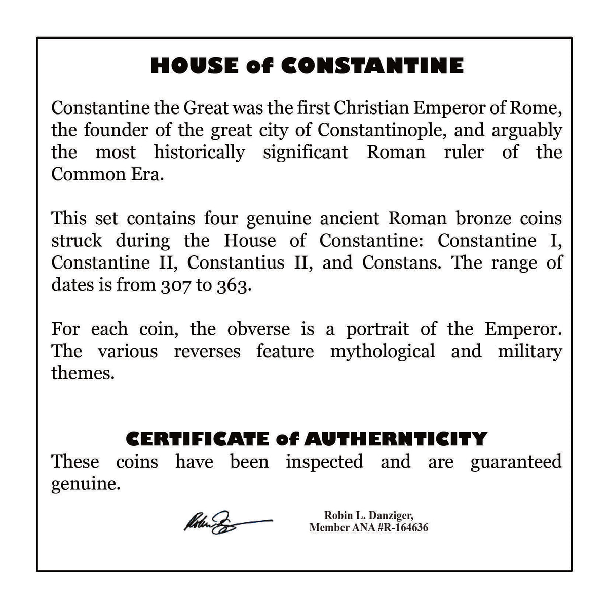 House of Constantine: Four Coin (Mini Album) - image 6