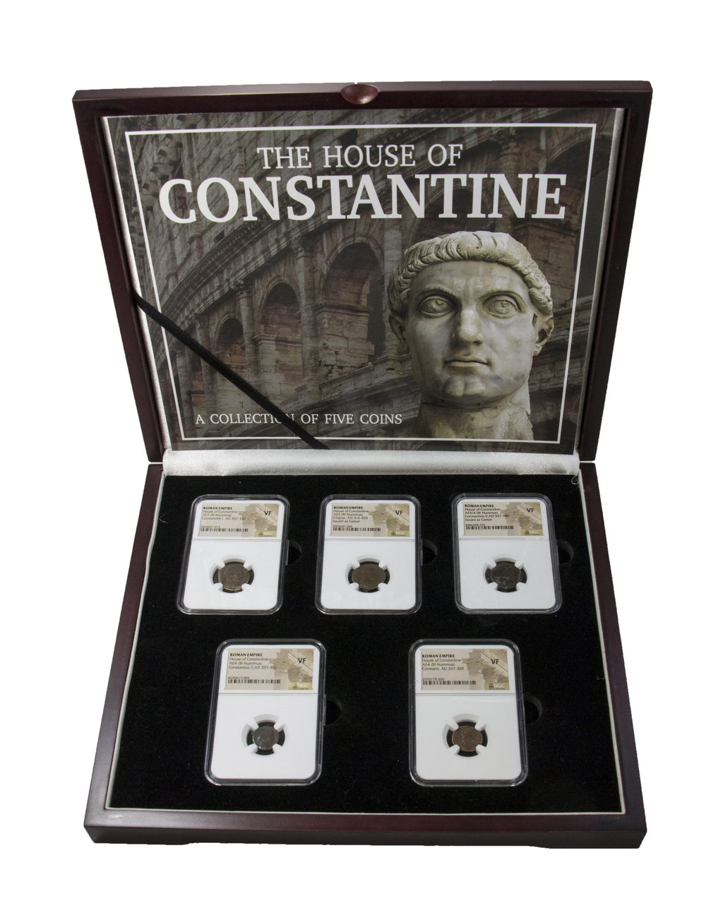 House of Constantine: A Collection of Five Slabbed Coins (Five-Coin Box) - image 3